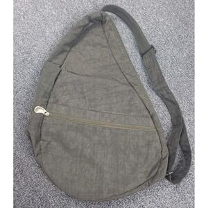 AmeriBag Healthy Back Bag Nylon Sling‎ Strap Multi Pocket Black Ergonomic